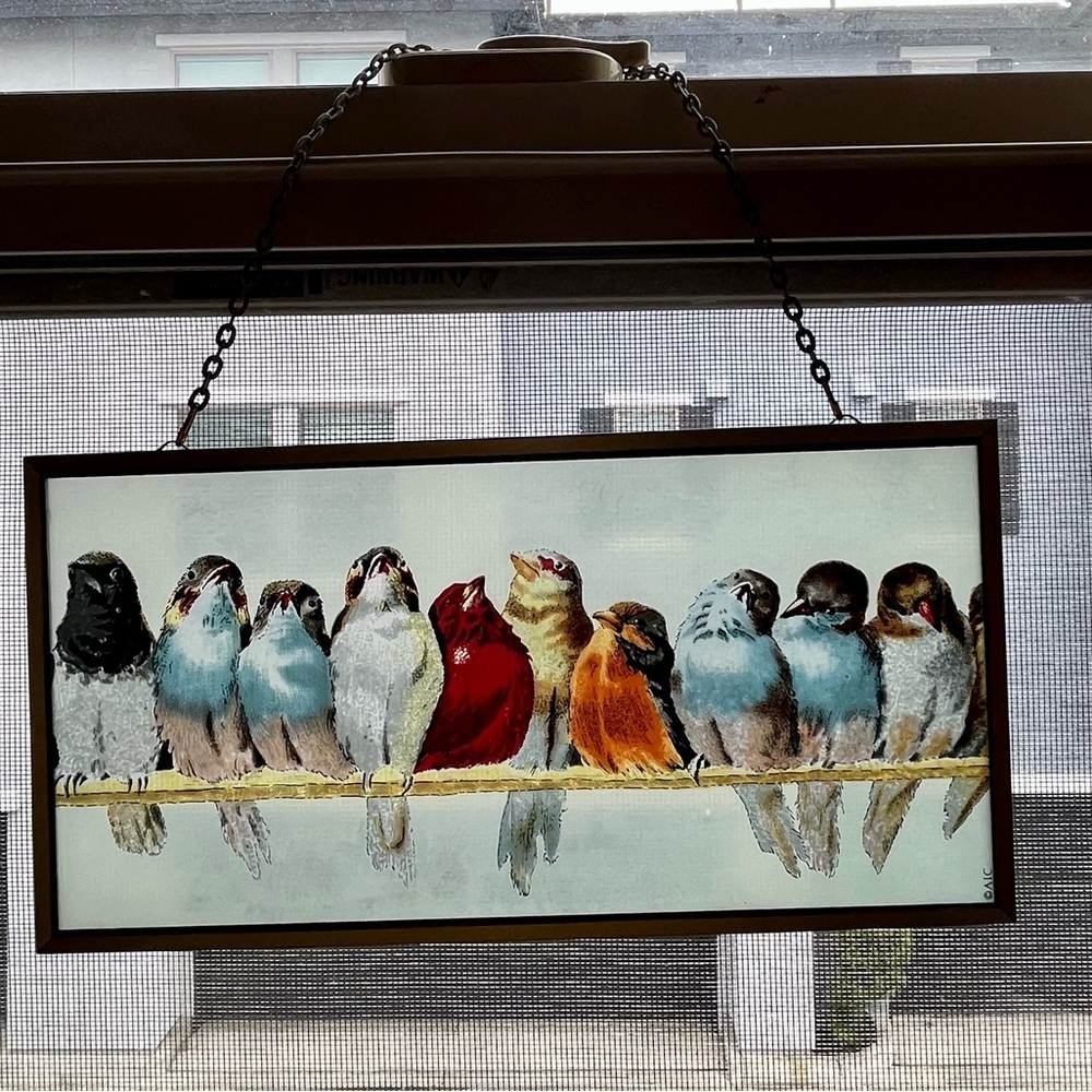 Colorful Bird Window Hanging - Picture 6 of 9